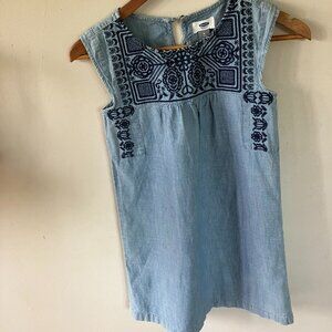 Chambray Dress, Old Navy, Size 8